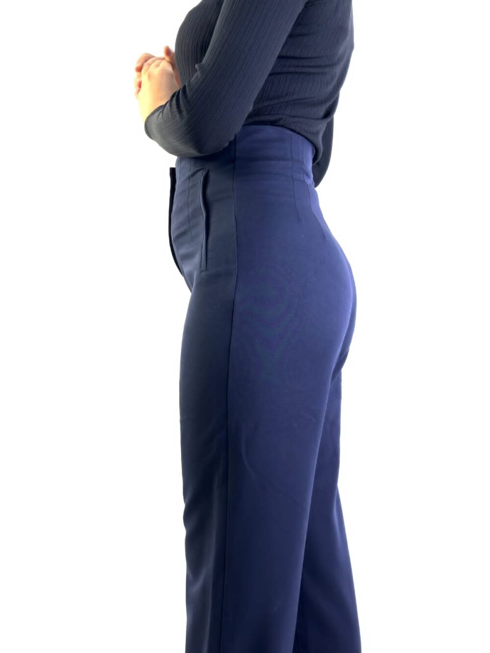 Pantalon large à pinces | Blue Marine – Image 2