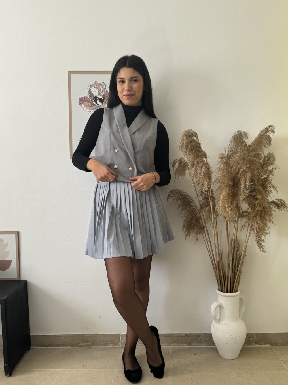 Jacket et jupe plissé – Image 8