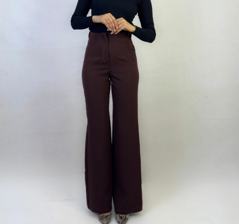 Pantalon large à pince