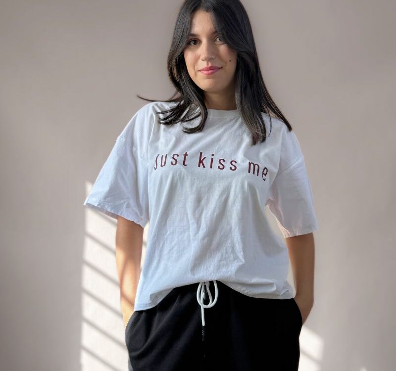 Pull oversize imprimé